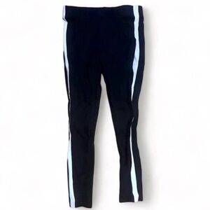Dex Girls Black Pants With White Stripes Size S